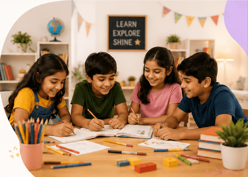 Children learning together