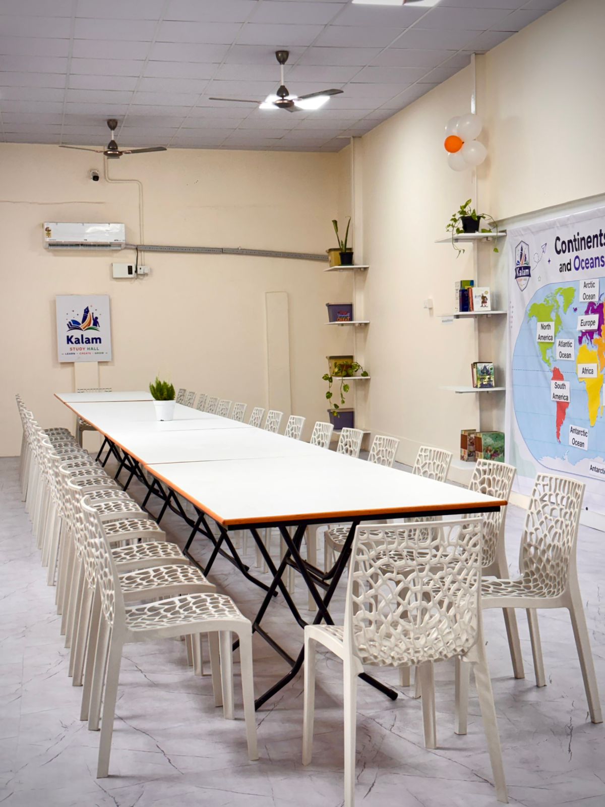 Kalam Study Hall – Hall 1 interior